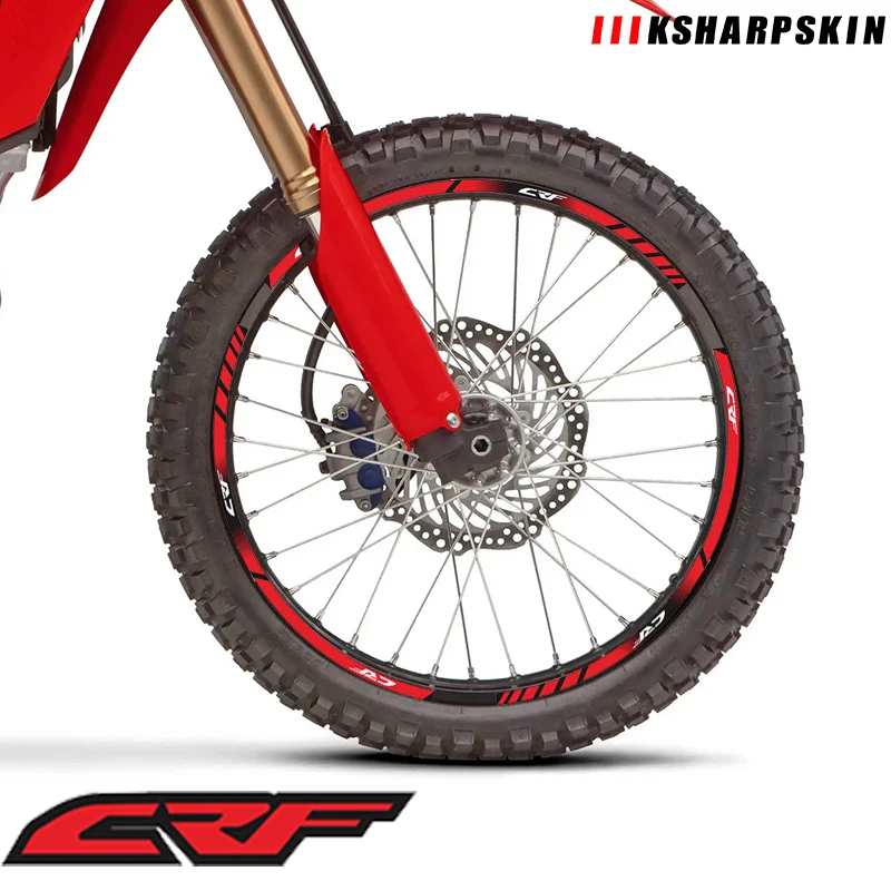 

Внутреннее кольцо для мотоциклетной шины, светоотражающие разноцветные водонепроницаемые наклейки для Honda CRF 450RX 450X/L 250RX/X/L/F 230L/F