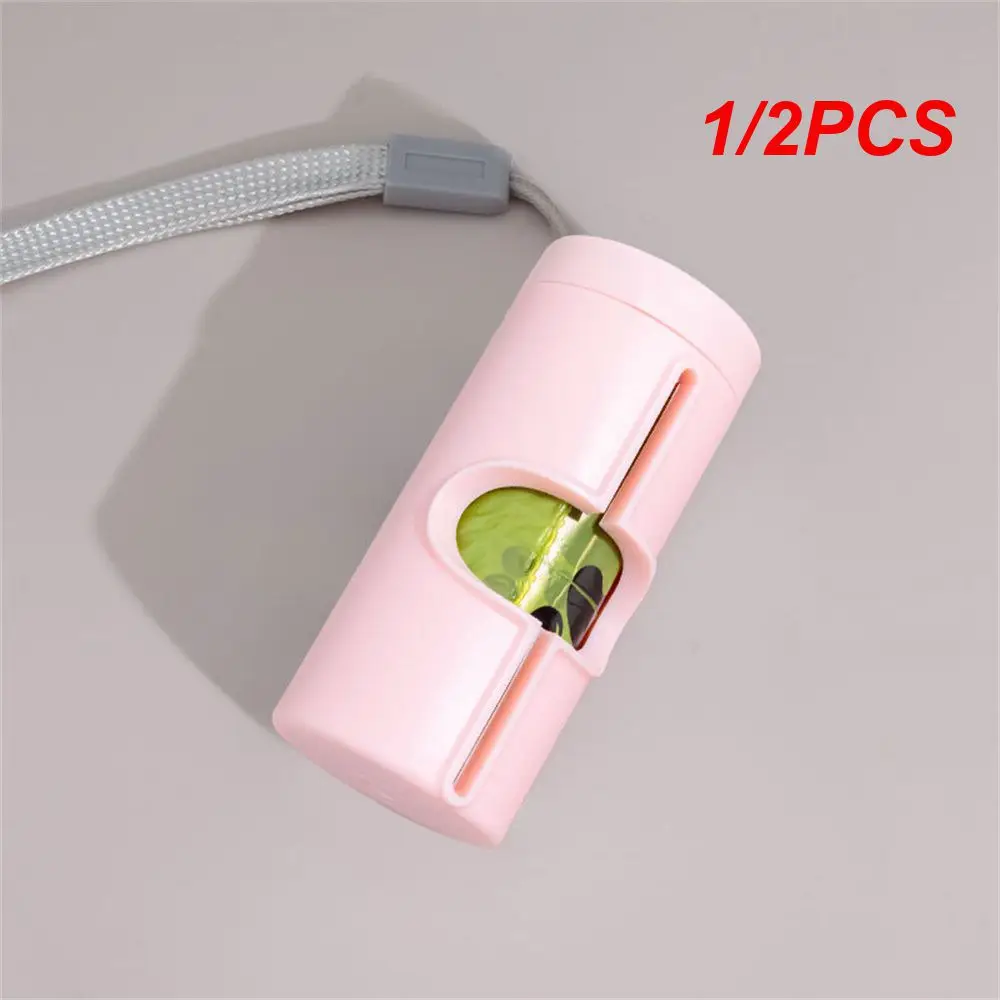 1/2PCS Garbage Dispenser Compact Mini Compact Easy To Walk. Durable And Reliable Easy To Assemble Portable Shit Bag Dispenser