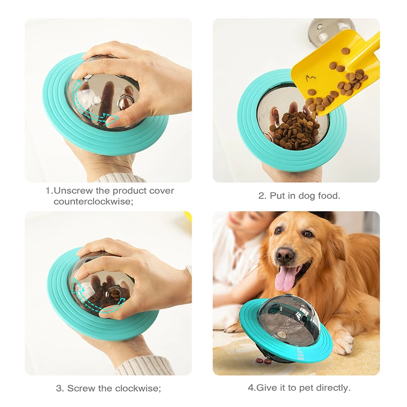 Dropship Dog Puzzle Food Feeder Slow Feeding Bowl Interactive Toy Dog Treat  Dispensing Toy to Sell Online at a Lower Price