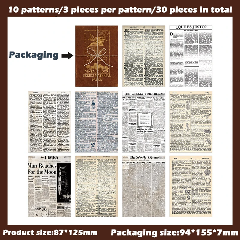 90Pcs Scrapbook Paper Aesthetic Scrapbooking Supplies 30 Styles Vintage  Garden Doors Craft Paper for Journaling Scrapbooking - AliExpress