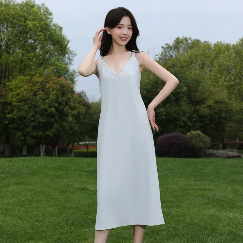 긴팔 잠옷 홈웨어 아우터, 아이스 실크 전신 자외선 차단 의류, 햇빛가리개 어깨 커버, 여름 가디건