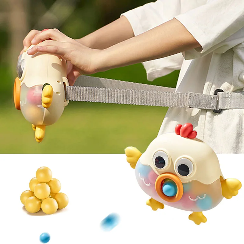 Cartoon Shaking Ball Outdoor Kids Funny Physical Training Sport Toys Shake Chick Eggs Game Interaction Sensory Child Outdoor Toy