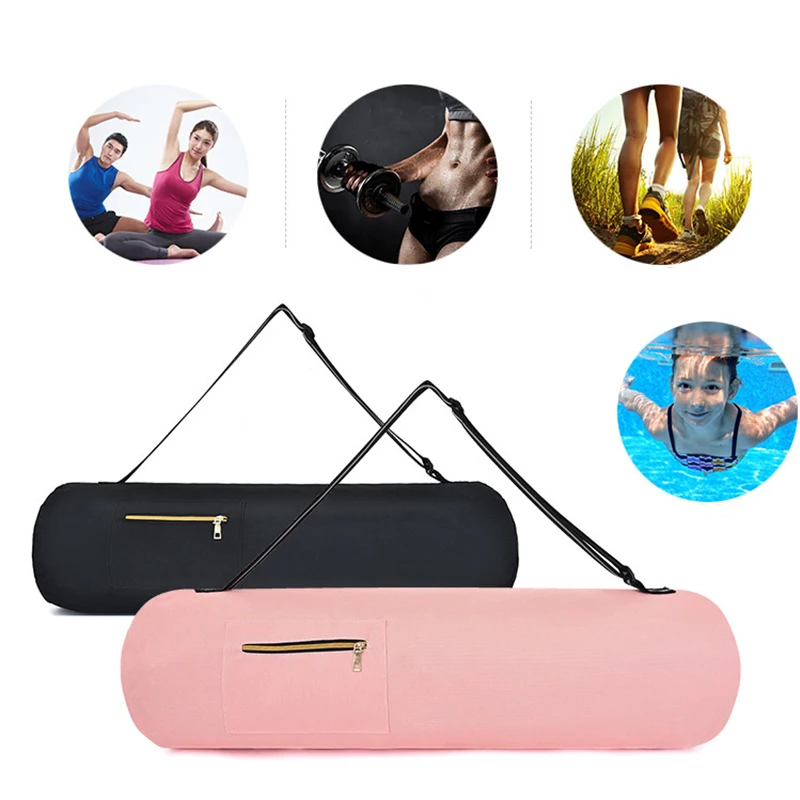Long Size Yoga Mat Bag Yoga Carring Shoulder Bags Multifunction Tennis Fitness Gym Mat Carriers Holder for Women Men 80cm 110cm