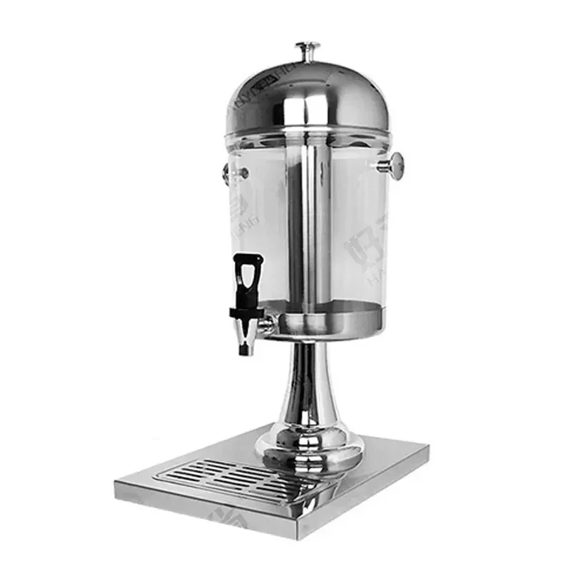 Hotel stainless steel juice pot Western food single head double head three commercial juice bucket beverage machine