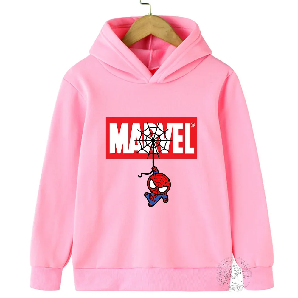 thumbnail image 1 of Sudadera con capucha de Spider-Man para niños, ropa para niñas, ropa de moda para bebés, camisetas deportivas cálidas de otoño, regalos para la temporada de regreso a clases de primavera, 1 of 5
