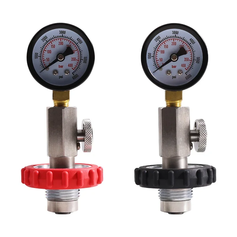 6000Psi Air Tank Testing Pressure Gauge Valve High Pressure Filling Station with