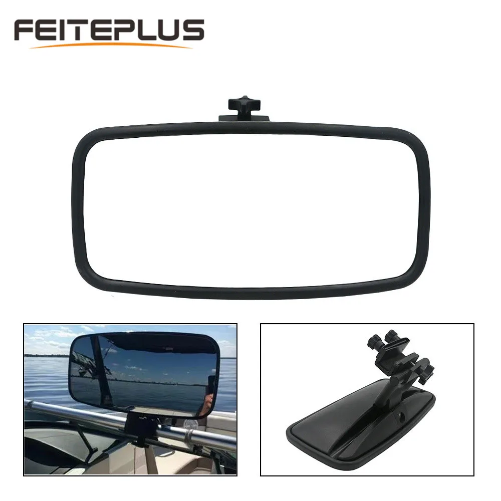 

Marine Boat Mirror Universal Boat Mirrors Rear View for Ski Boats Pontoon Boat Water Sport Watercraft Surfing