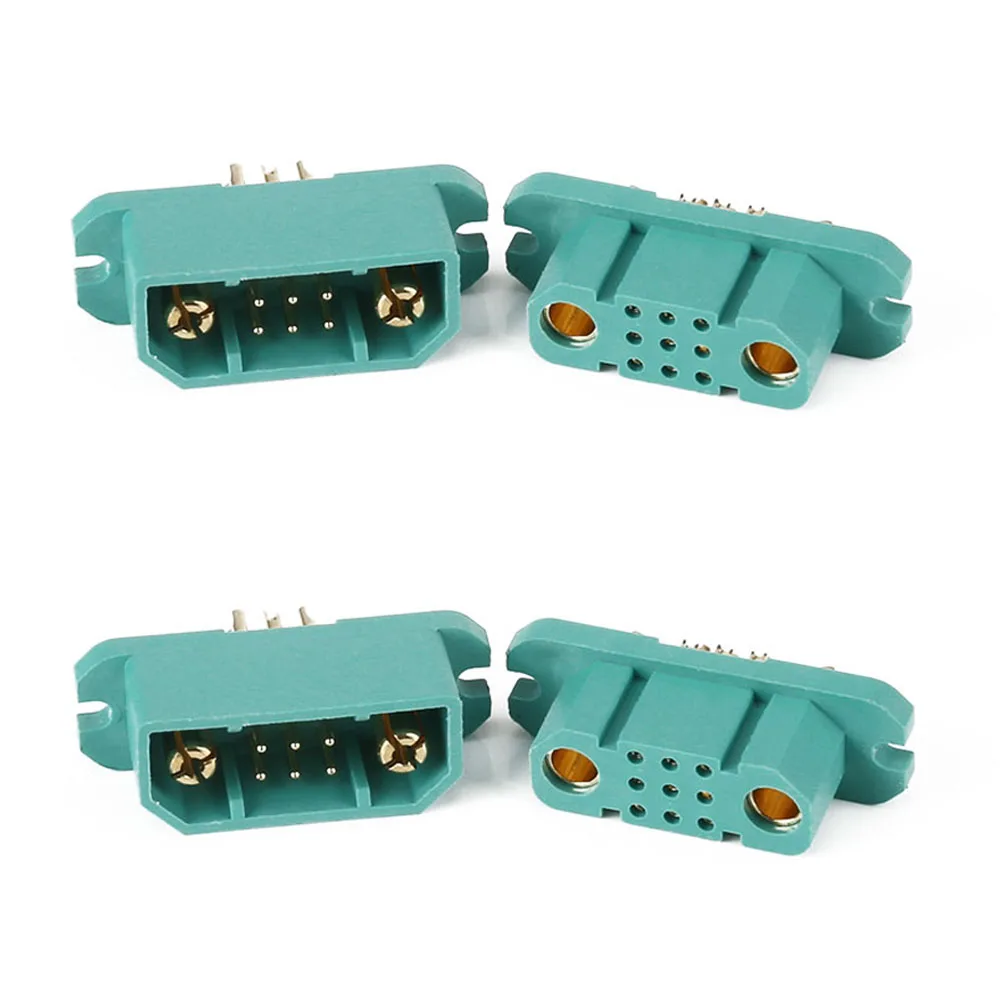 

2Pair VTOL Pro Connector JX9 Multi Wire Servo Extension Male Female Plug for RC Airplane Turbine Jet Model DIY BMS Charge