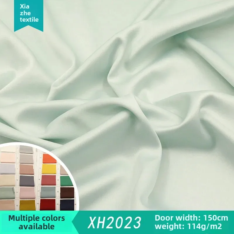 Silk-Like Glossy Ice Vine Fabric XH Spring Summer Strap Dresses Gowns Fashionable Clothing Material Smooth Draping Texture
