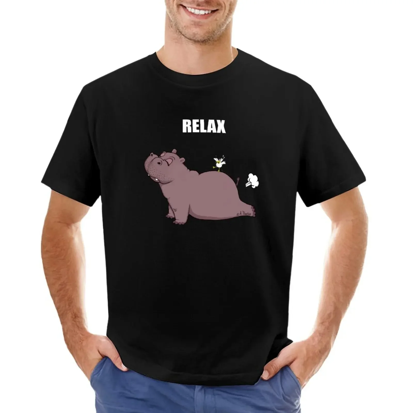 

I said Relax T-Shirt quick-drying aesthetic clothes men clothes
