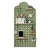 Solid Wood Perforated Panel Wall Mounted Shelf,Wall Mounted Hanging Panels,Entrance Foyer Partitions,Storage Racks,Display Racks 6
