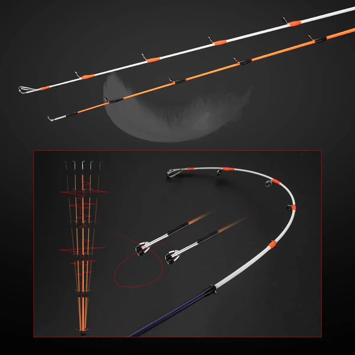 Ultralight Carbon Squid & Octopus Jigging Rod 20–120g 5