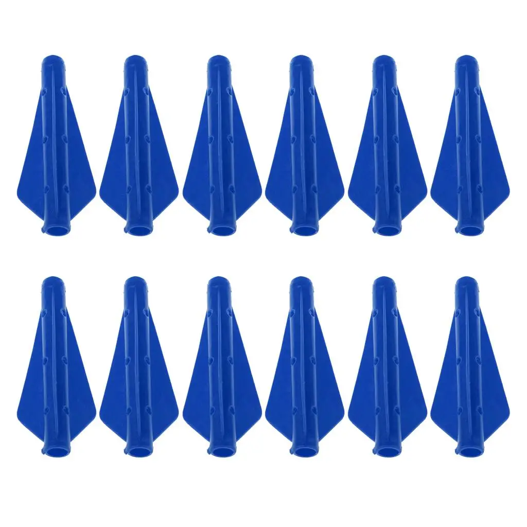 

12Pcss Vanes 7mm Silicone Feather Fletchings for DIYs