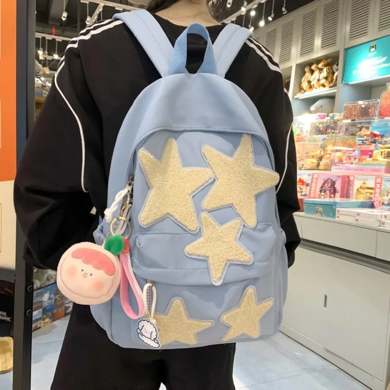 

Kawaii School Backpacks for Teenager Girls Kids Large Capacity College Students Schoolbags Casual Travel Shoulder Bags for Women