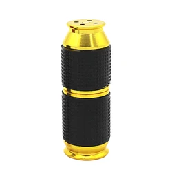 Compact Whipped Cream Dispenser with Rubber Grip (Gold)