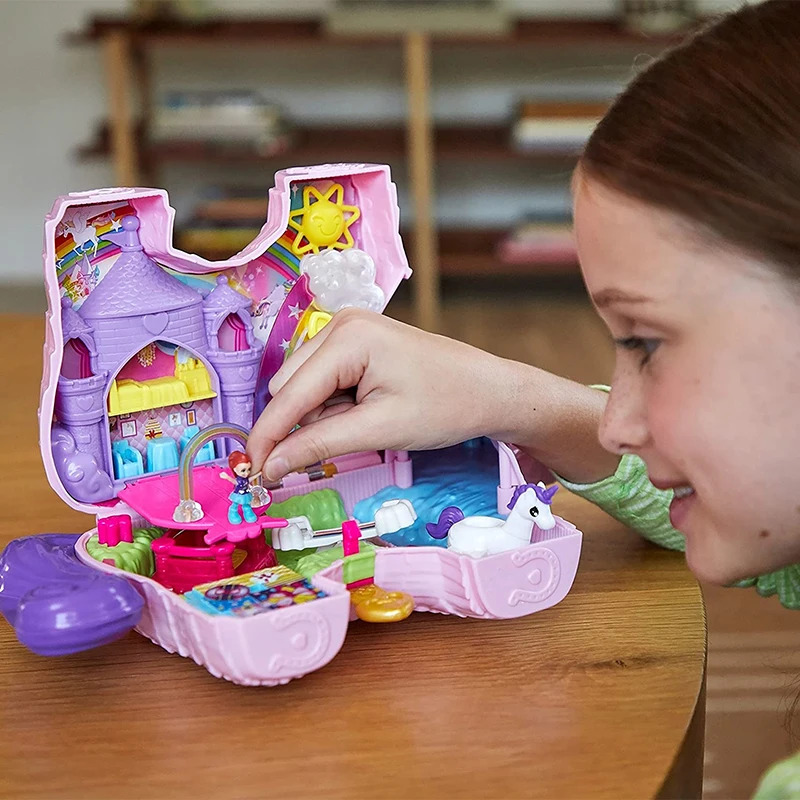 Polly Shoponline Polly Pocket Bolsa Arcoiris Polly Pocket Unicorno