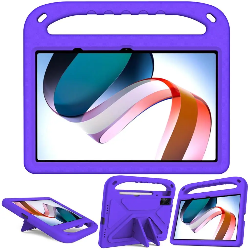Kids Safe EVA Case For Xiaomi Pad 6 5 Pro pad6 Redmi Pad 10.61 2022 ShockProof Full Body Tablet Cover Mi Pad 4 Plus Stand Case_voghion.com