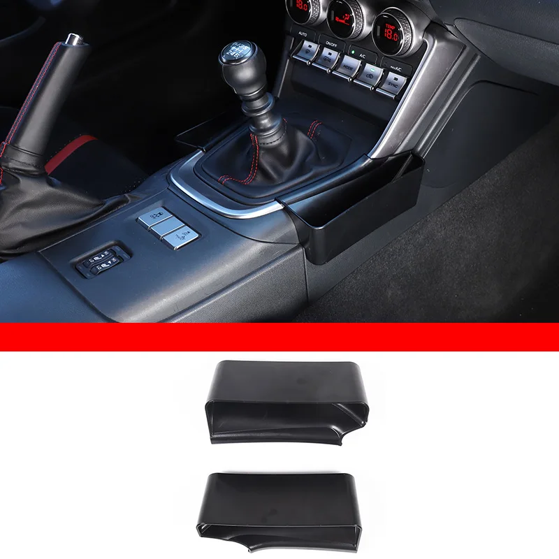 

For 2022-2023 Toyota 86 For Subaru BRZ ABS black car central control, hanging storage box stickers on both sides Car accessories