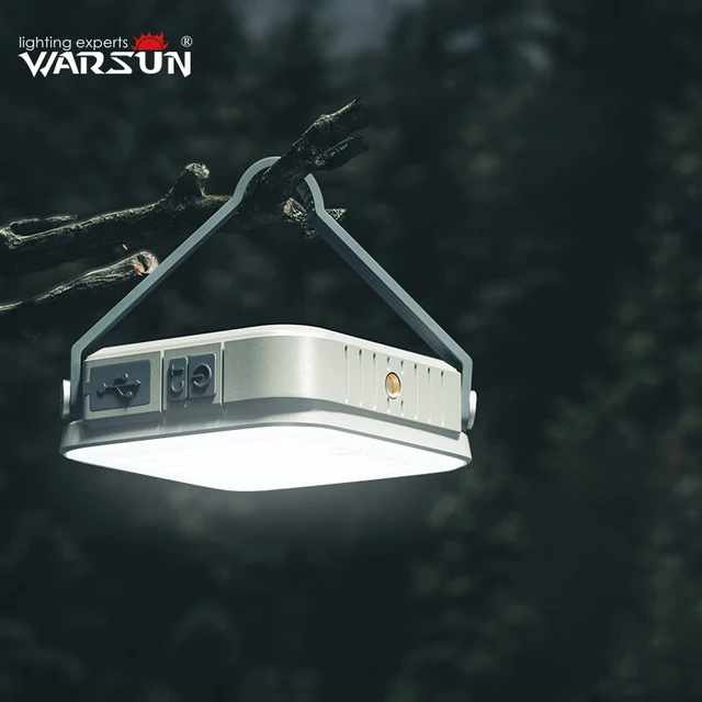 Warsun Camping lumières SMD Rechargeable extérieur suspendus lumières Portable lumière de remplissage travail entretien éclairage 1