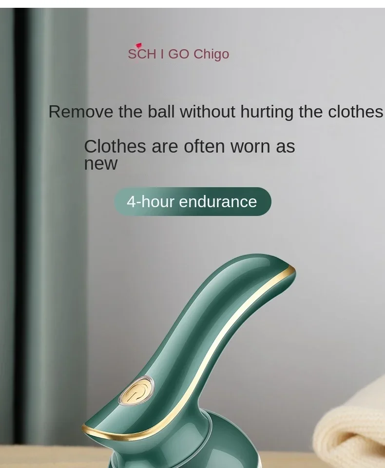 Description Picture 2 of item5V/220V Lint Remover with Extra Large Shaving Head, Cordless Clothes Shaver for Home Use, Rechargeable and Portable