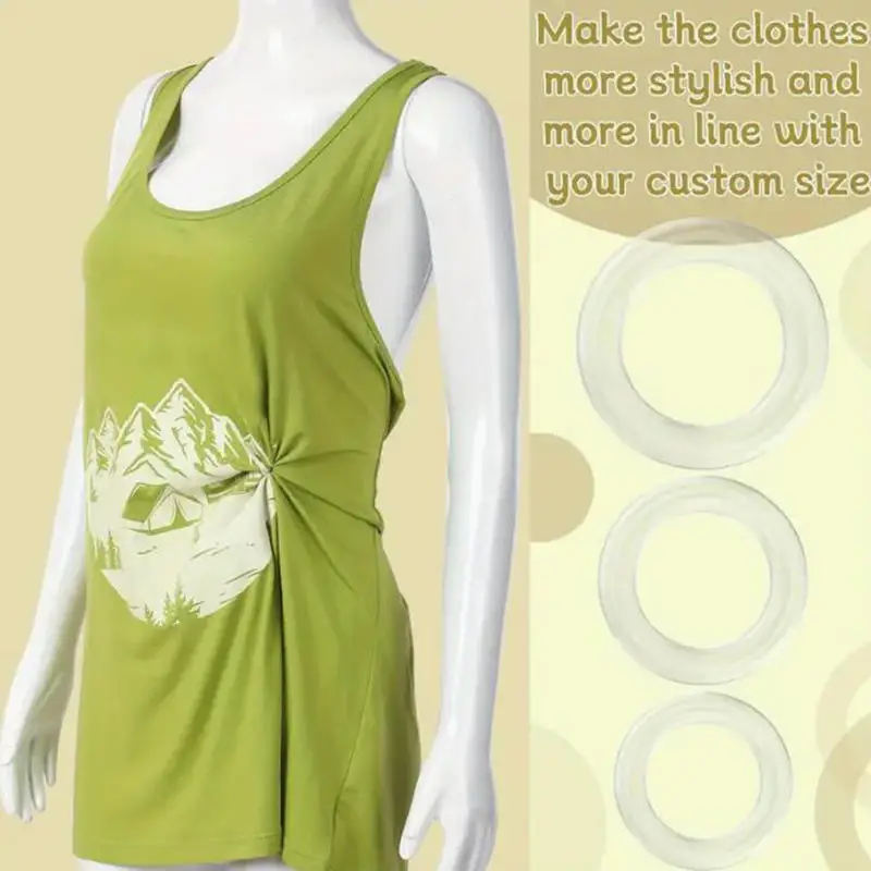 심플 셔츠 클립 드레스 클립 여성용 백 신치 클립 숨겨진 옷 클립 티셔츠 타이 ..