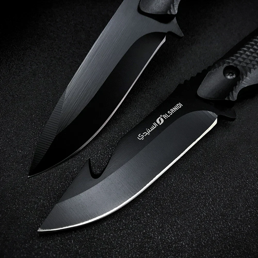 Description Picture 4 of itemOutdoor Tactical Fixed Blade Knife 5Cr13Mov Blade ABS Handle Fixed Knife with Sheath Military Knives Camping Survival EDC Tool