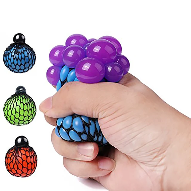 Fidget Toys Stress Relief Sensory Toy Mesh Squishy Balls