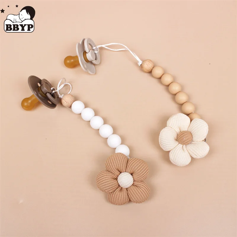 

Cute Silicone Baby Pacifier Clips Flower Pacifiers Chain Nipple Bracket Holder for Nipples Clip Toddler Toys Newborn Shower Gift