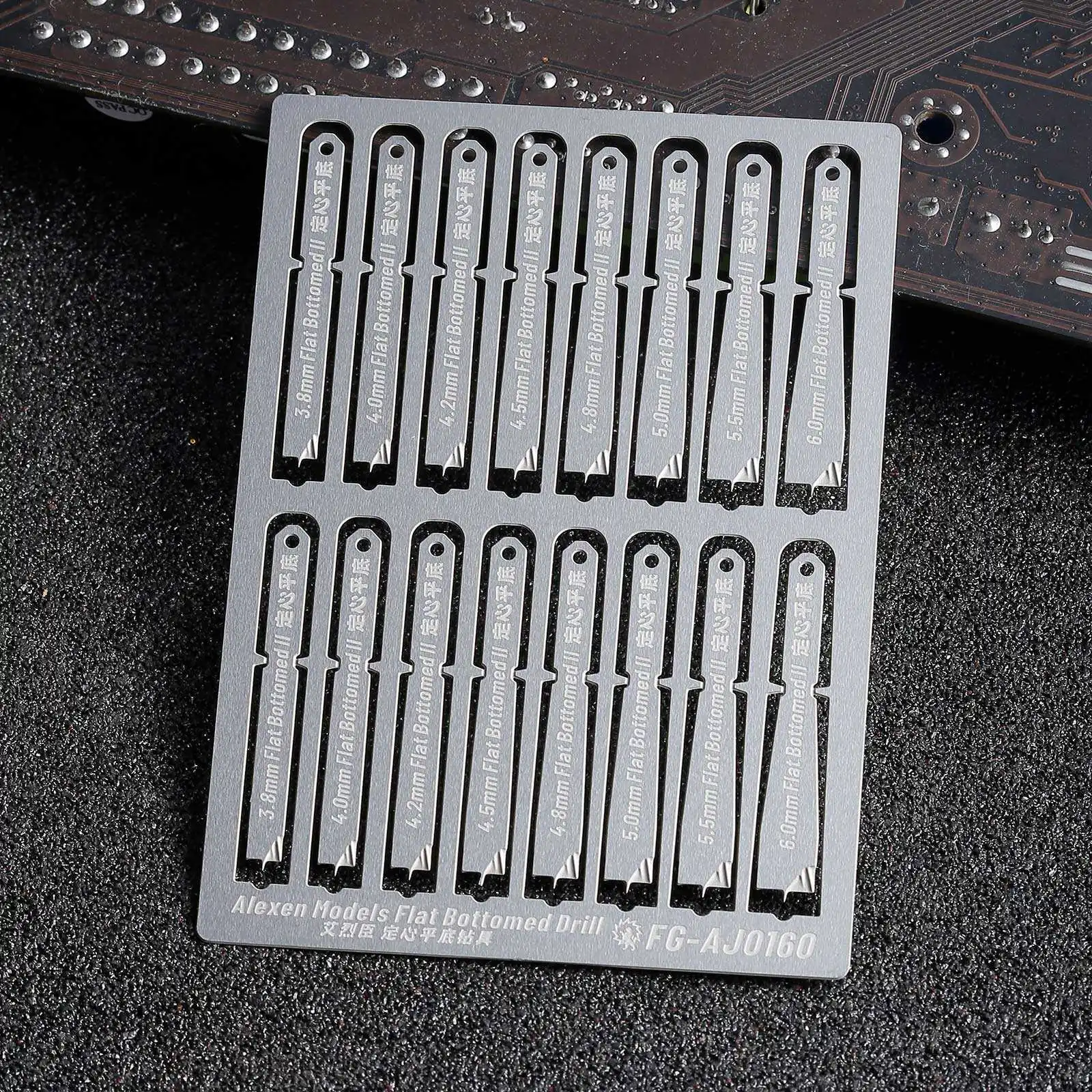 Center Counterbore Flat Bottom Concentric Drill For Gundam Models Making Hobby Modeling DIY Modification Tools