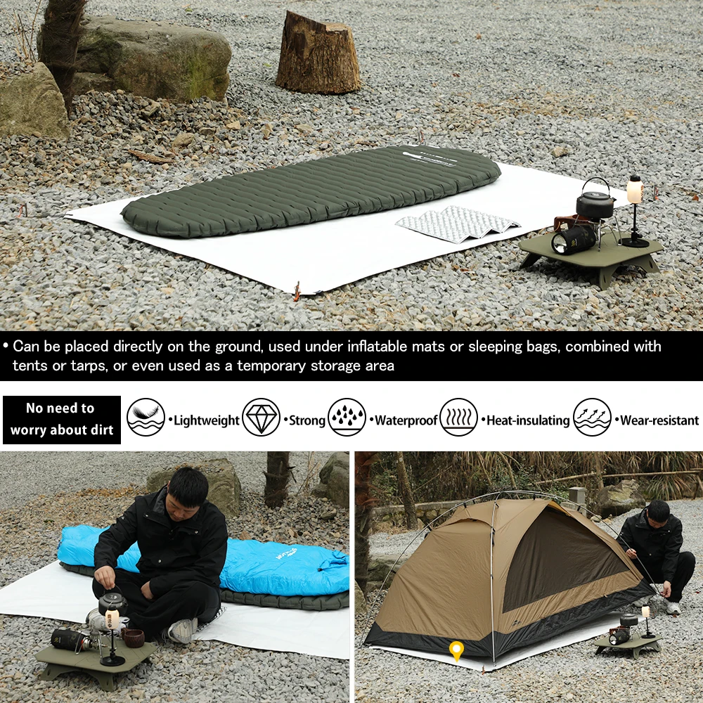 Soomloom Tyvek Mat Waterproof Breathable Heat Insulation Ground