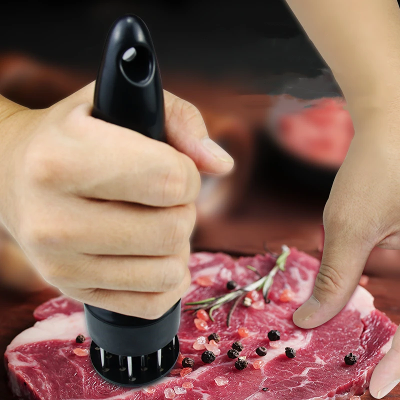 Professional Meat Tenderizer Needle Stainless Steel Kitchen Tools Cooking Accessories Steak Tenderizer Needle Rib Breaker Meat Tenderizer