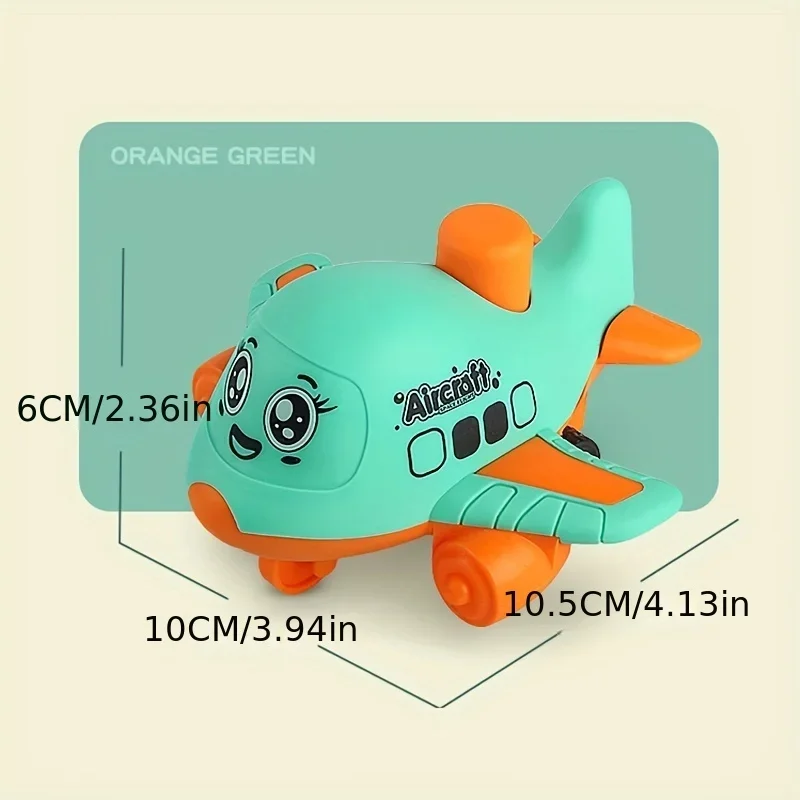 Small Aircraft Inertia Boys Kids Toys Kids Educational Toys Miniature Children Cartoon Plane Toy Inertia Toy aircraft inertia toy