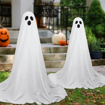 Ghost Spooky Halloween Decor Battery Light Home Ghost Front Porch Yard Courtyard Standing Halloween Horror Decoration 4