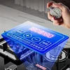 Household three-eyed gas stove for liquefied gas or embedded natural gas. With fierce fire function. Suitable for table kitchen. 3