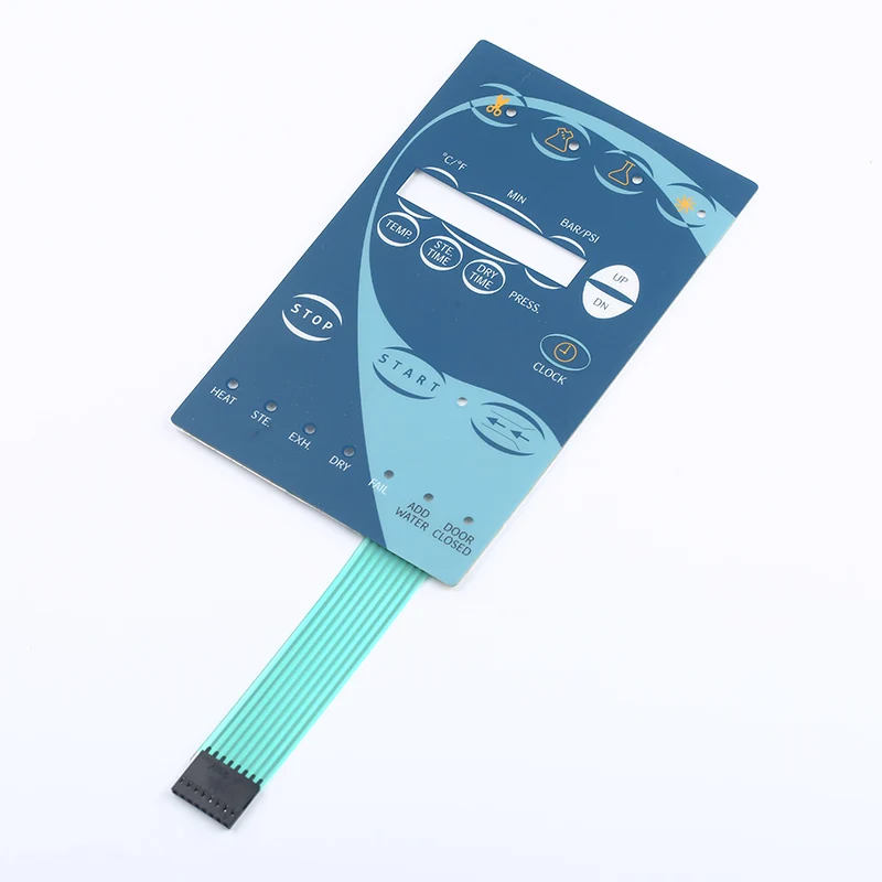 Top quality electronic membrane switch 3m adhesive push button tactile membrane switch