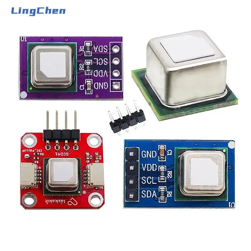 

SCD40 SCD41 gas sensor module detects CO2, carbon dioxide, temperature and humidity in one sensor I2C communication