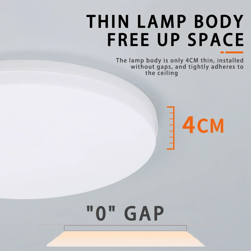 Led ceiling light ultra-thin modern 18W 24W 36W 48W bedroom living room indoor home decoration