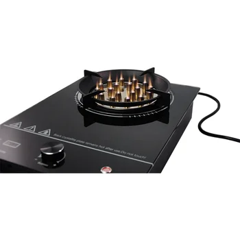 3000W Plasma Electric Flame Stove Glasses Cooktop Multiple Safety Protection No Gas Needed Play and Plug for Camping RV Home 1