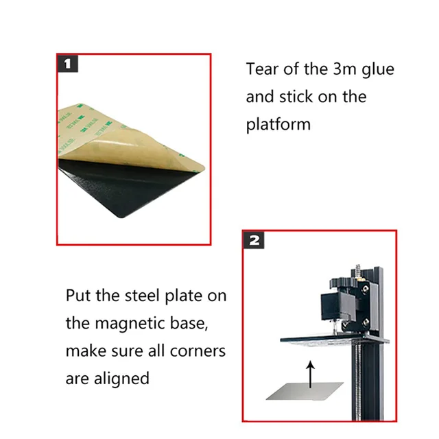 Magnetische Druckplatte für SLA-Drucker
