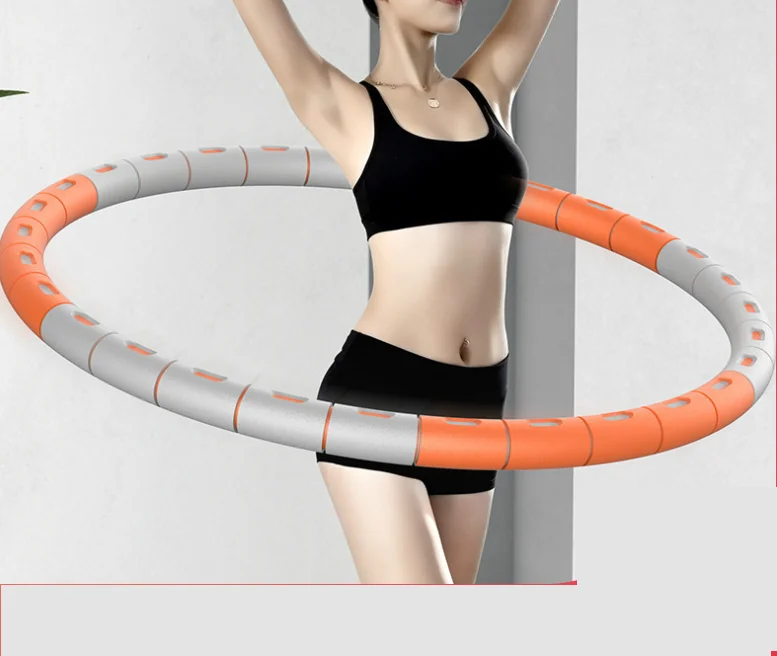 Good Quality Hoop Weight Loss Adjustable Exercise Hula Ring Hoop Fitness Weighted Hula Ring Hoops for Adults