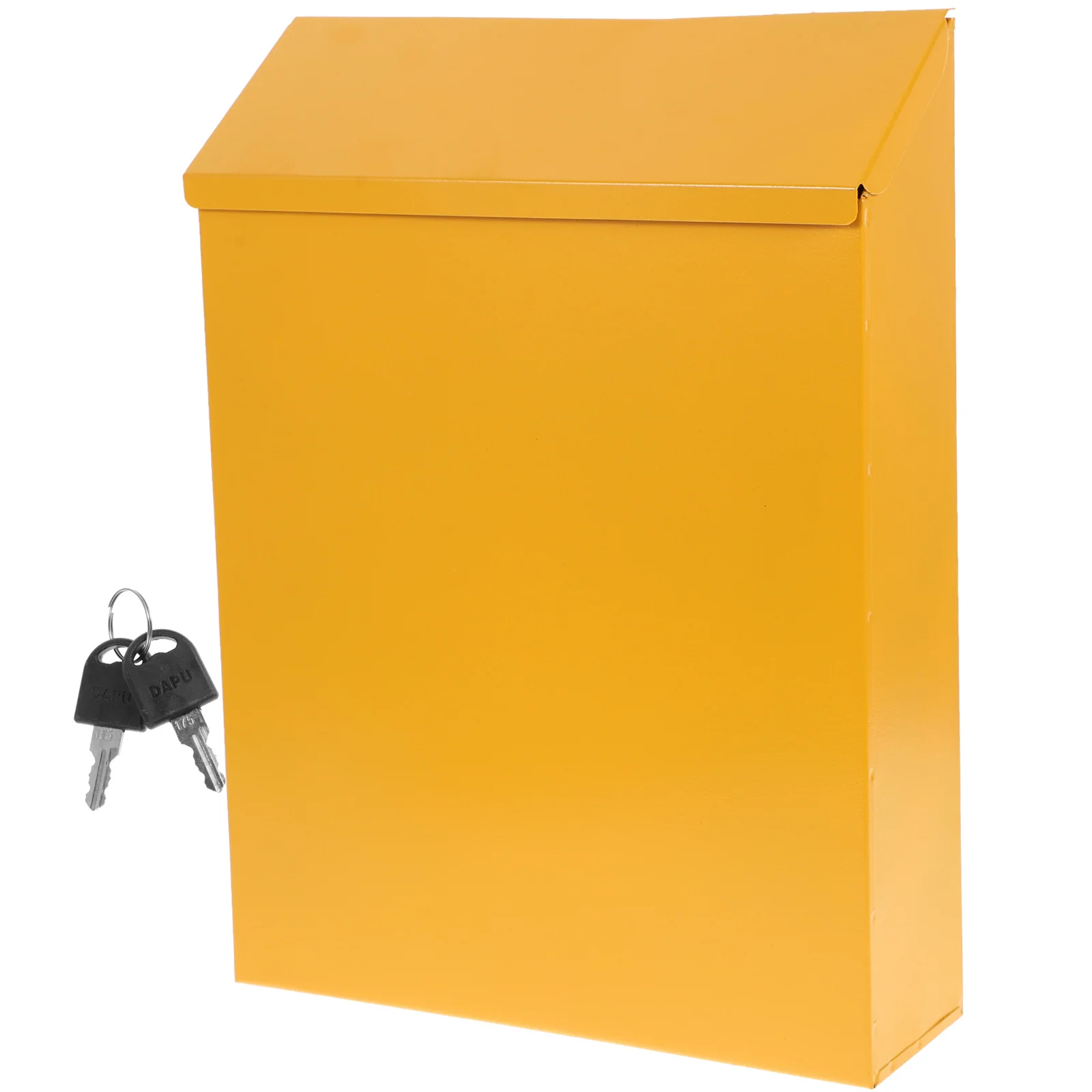 

Wall suggestion box rustic Mounted Suggestion Box Ballot Box Metal Mailbox with Slot and Lock Secure Box Box for Donation Forms