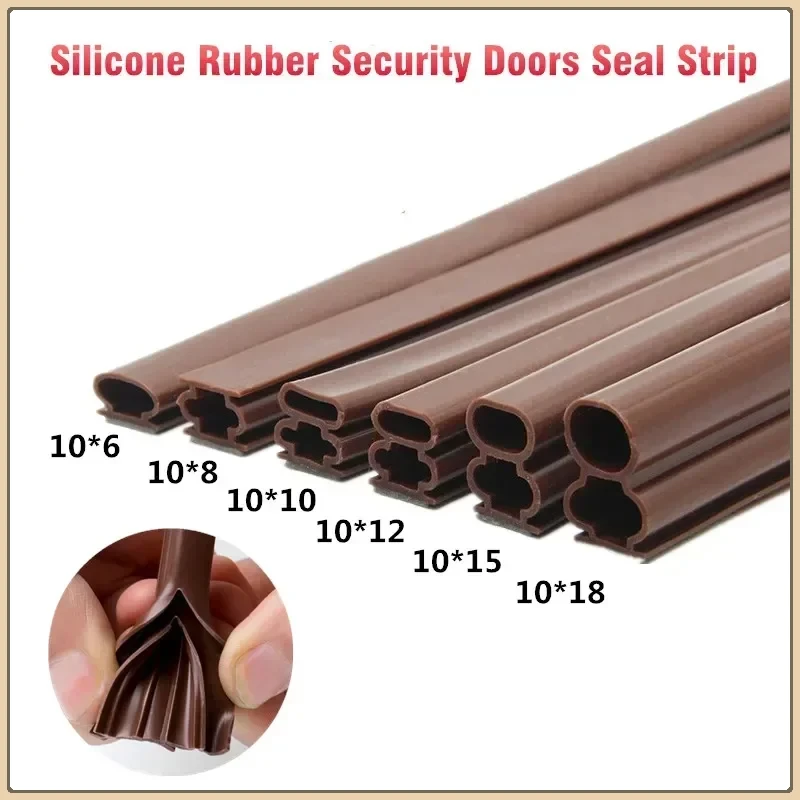 The Sealing Strip For The Entrance Door Is SelfAdhesive And Elastic, With Wind, Sound Insulation, Collision, And Wear Resistance