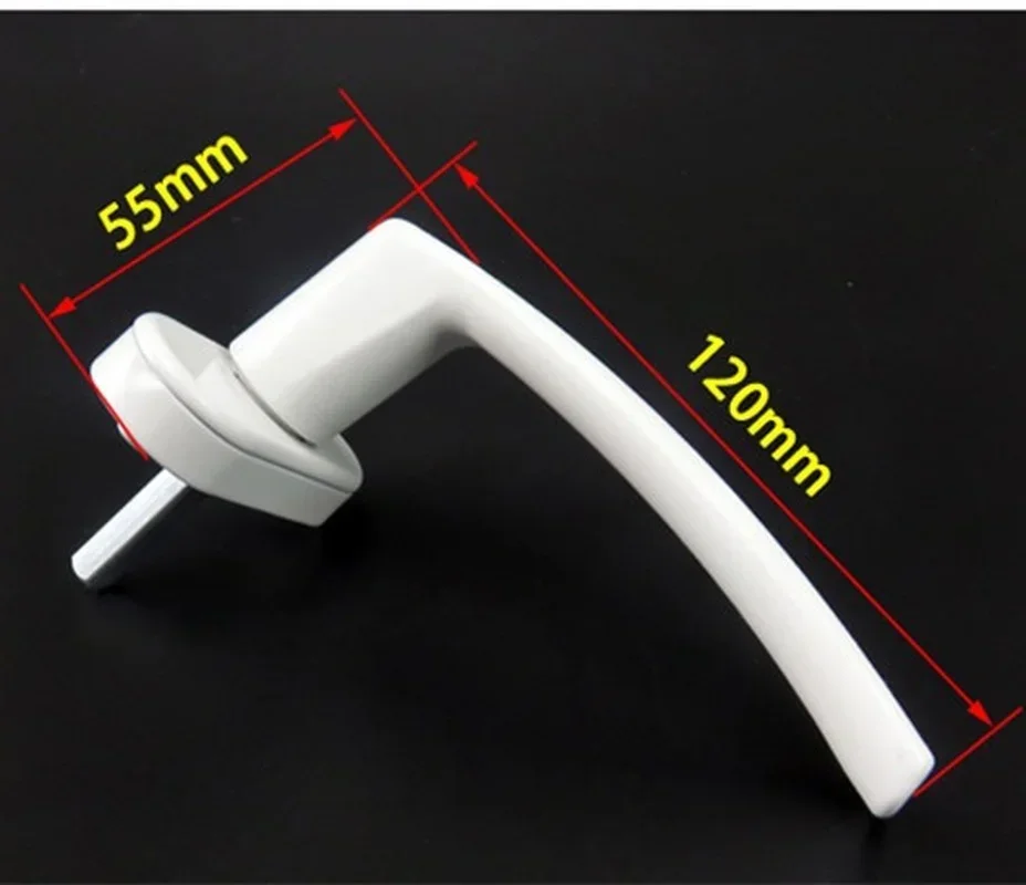Durable Zinc Alloy White Espagnolette Window Handle UPVC Casement Window Handles Replacement Hardware Door Handles
