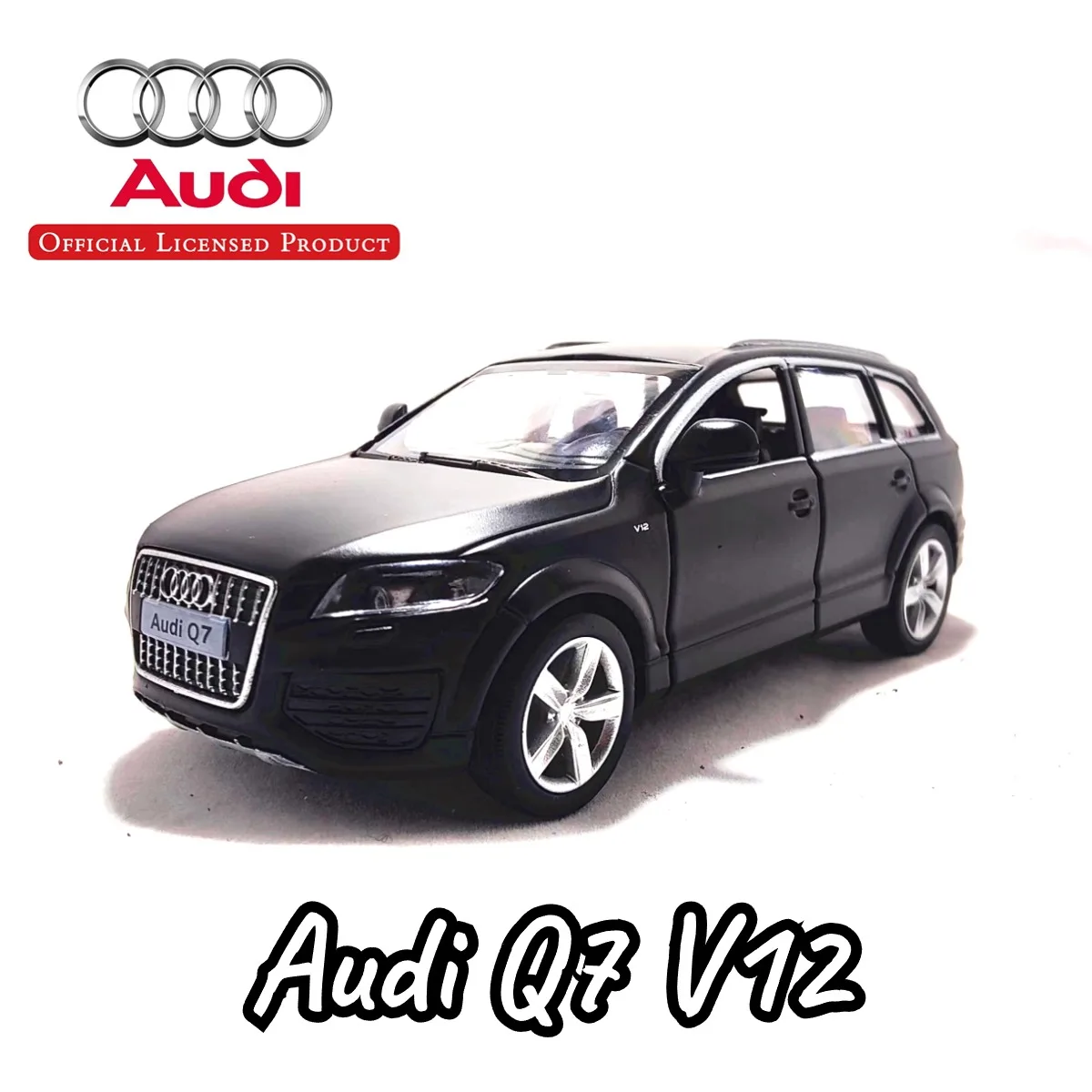 

1:36 Scale Audi Q7 Car Model Replica Diecast Vehicle Miniature Home Office Interior Decor Xmas Gift Kid Boy Toy