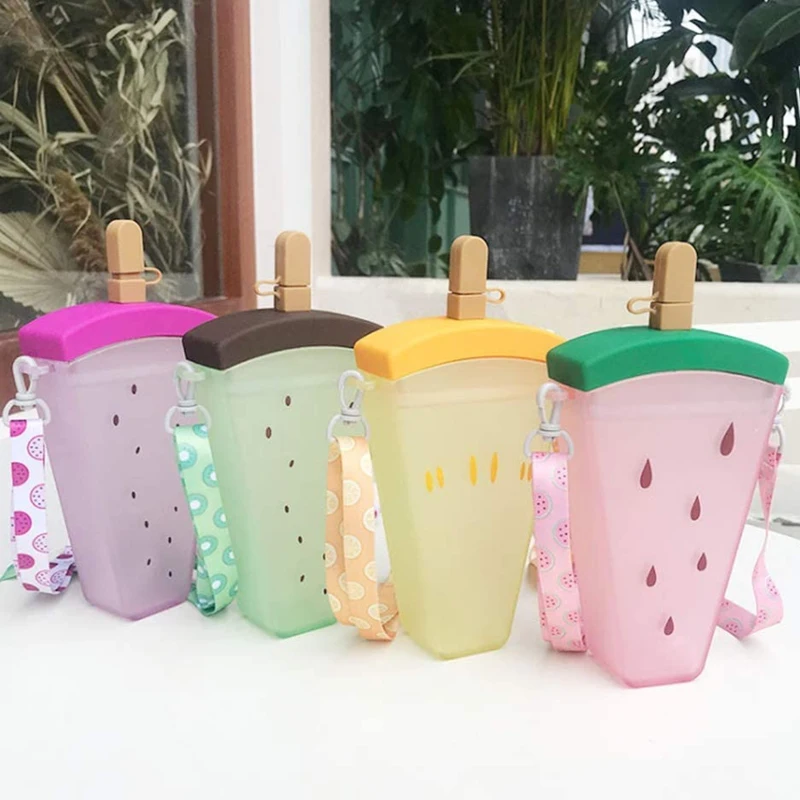 3 Pieces Cute Water Bottles with Straws Creative Kawaii Camera Shaped Ice  Cream Bar Watermelon Adjus…See more 3 Pieces Cute Water Bottles with Straws