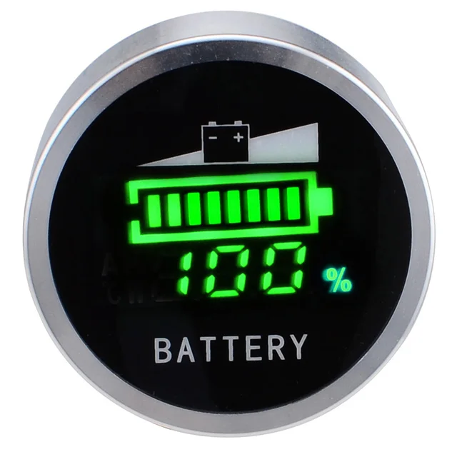 Battery Indicator Meter Gauge Keenso 12v 24v 36v 48v 72v