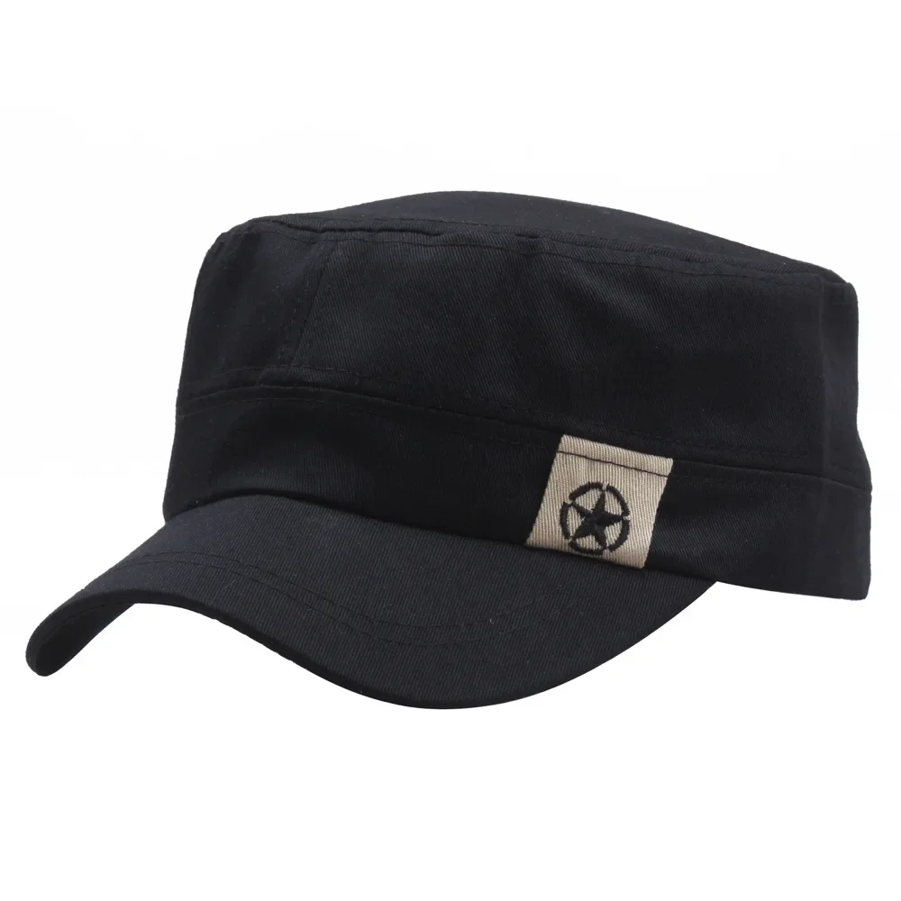 Casquette de baseball militaire en coton solide pour femmes, DulSnapback masculin, chapeau de marin militaire, haut de l'armée, sports de plein air, printemps