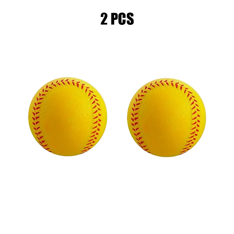 Pelota de softbol de entrenamiento ligera unisex para adultos, 2/4/8/16 piezas, pelota de béisbol de espuma de PU elástica, duradera y segura, para recreación en interiores y exteriores
