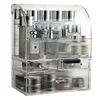 30x17.5x36cm Large Drawer Organizer Makeup Clear Acrylic Box With Perfume Cosmetic Display Capacity Lid Cosmet Storage Box 4