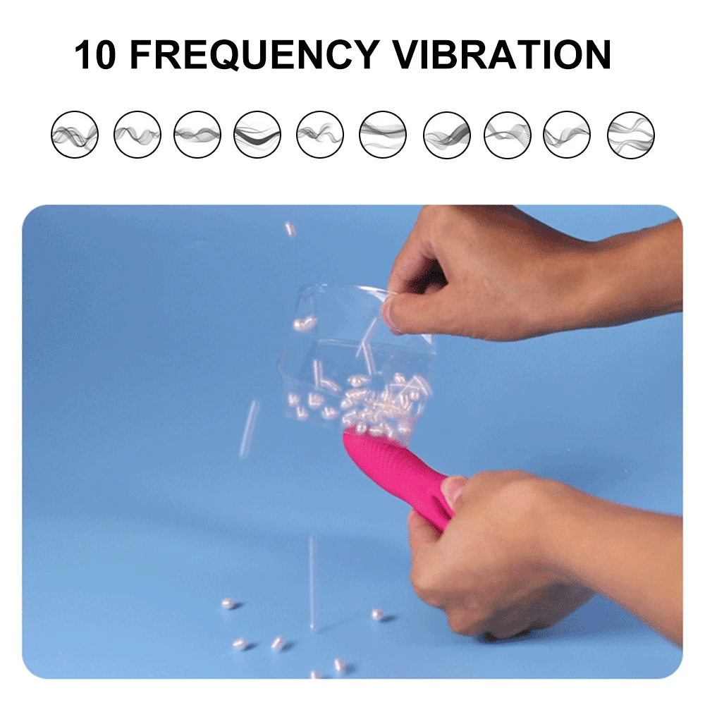 Long Tongue Cock Sleeve Ring Vibrator for Men Penis Massager 10 Frequency Clitoral Anal Stimulation Erotic Sex Toys for Couples — view 2